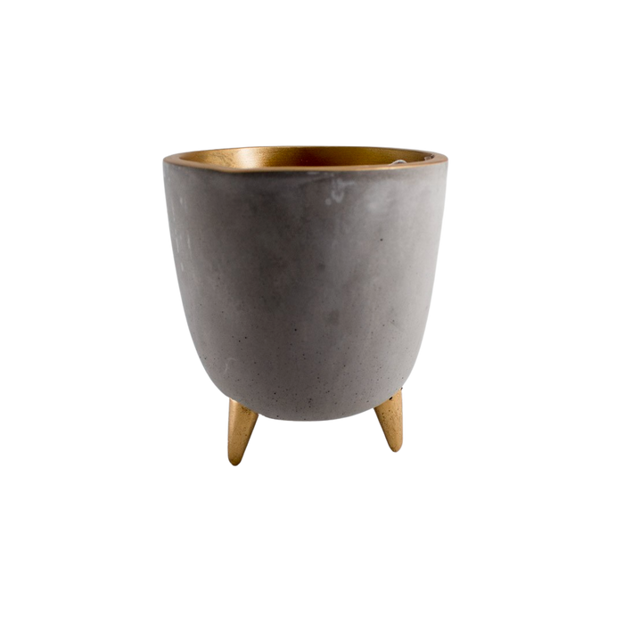 POT GREY COPPER 14 X 15CM Deventor