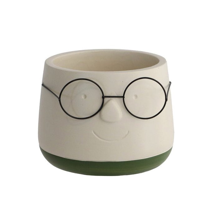 POT WITH GLASSES 12 X 9CM Deventor