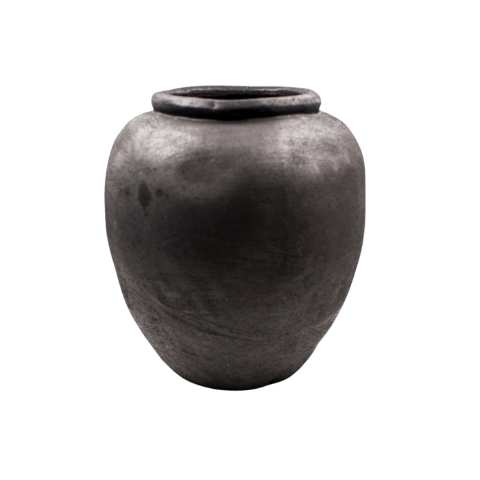 POTTERY VASE BLC H31X28CM Deventor