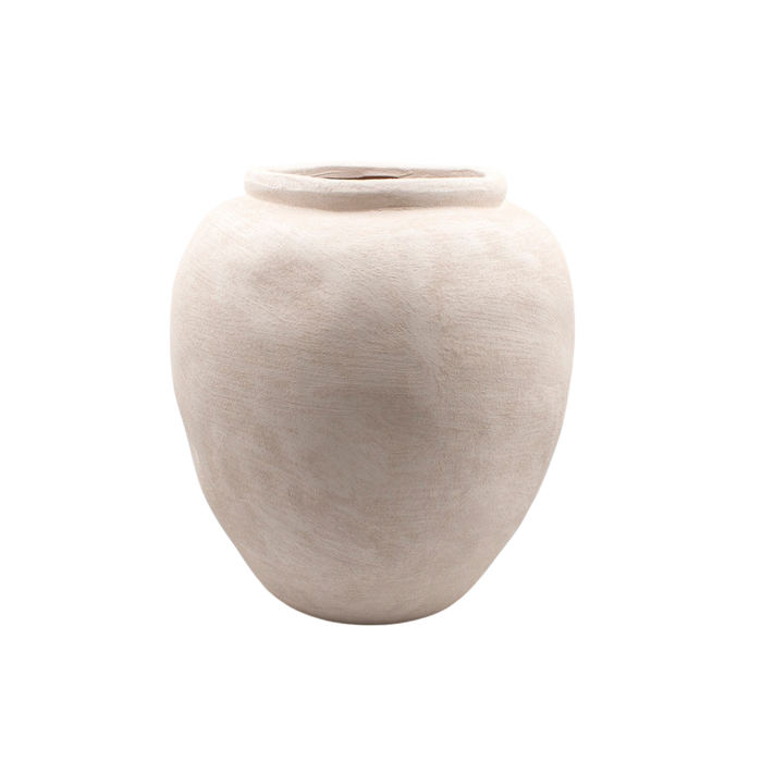 POTTERY VASE H16.5X17CM Deventor