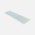 Rectangular Glass Shelf Crystal White 800x250x6mm
