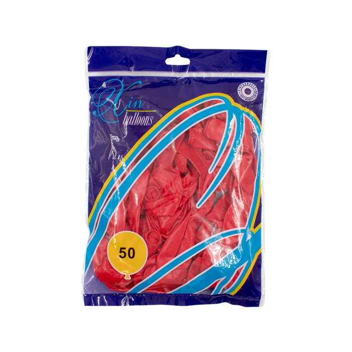 RED LATEX BALLOON 30CM - 50PCS Deventor