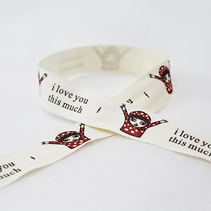 RIBBON I LOVE YOU 2CMX20Y Deventor
