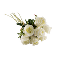 ROSE BOUQUET IVORY 54CM Deventor