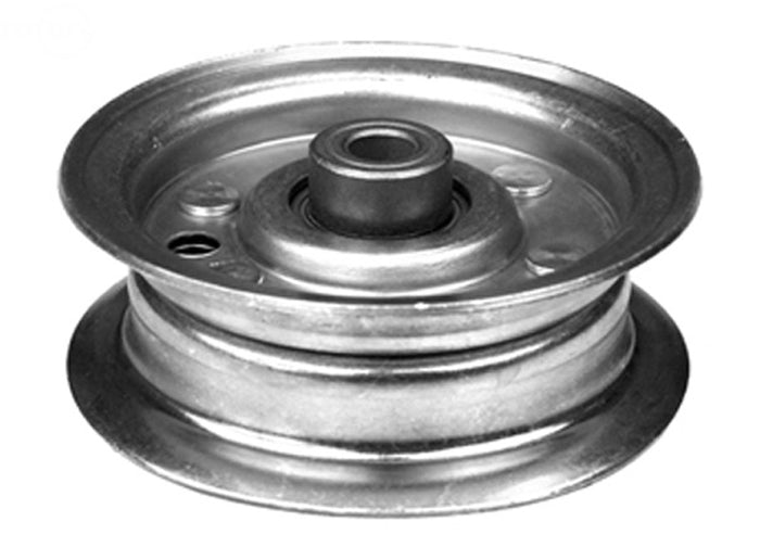 Rotary 11632 Flat Idler Pulley 3/8 inch X 3-7/8 inch AYP 173437 replacement