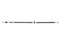 Rotary 8832 Throttle Cable replaces Honda 17910-VA4-800
