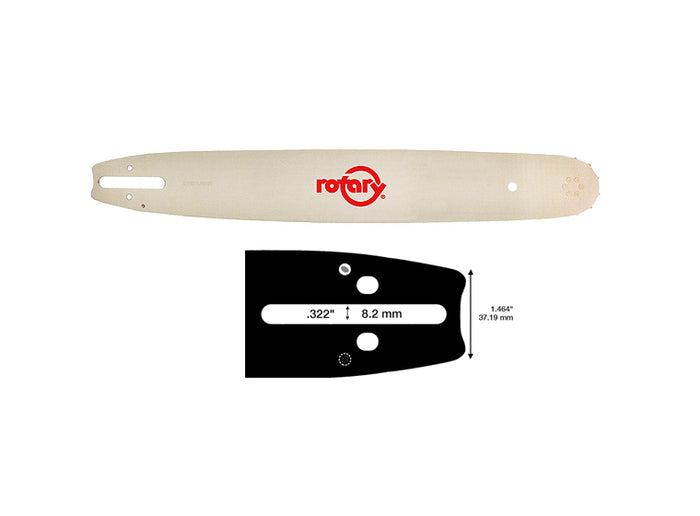 Rotary 9532318 18 inch Chainsaw Bar for Stihl .325 .063 Pro-Sumer