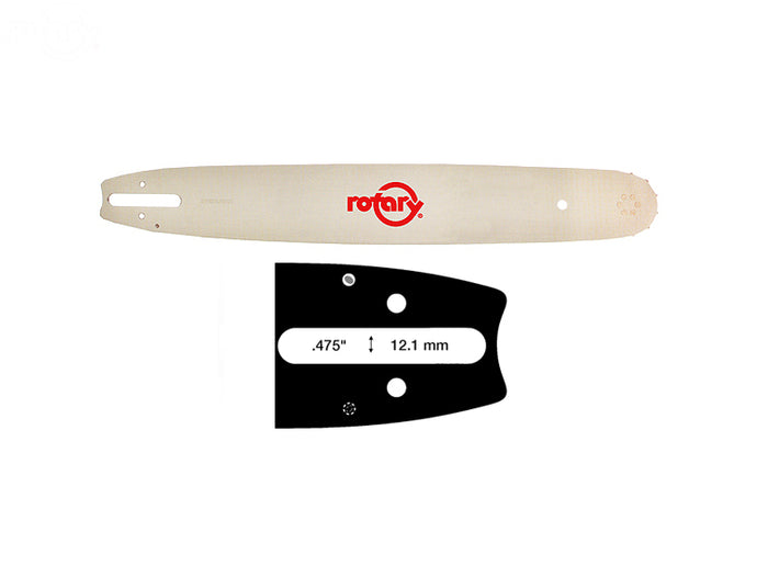 Rotary 9724520 20 inch Chainsaw Bar for Stihl .325 x .063, 81DL Pro