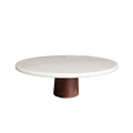 ROUND MARBLE CAKE STAND 30X10CM Deventor