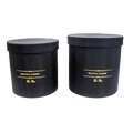 SATIN PAPER BOX S/2 BLACK Deventor