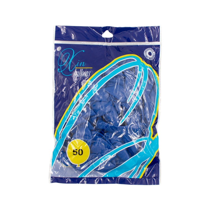 SAX BLUE LATEX BALLOON 30CM - 50PCS Deventor