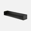 Showcase Steel Shelf Matte Black 800x150x115mm