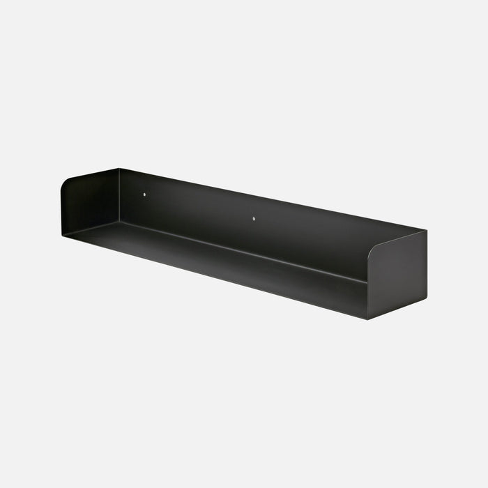 Showcase Steel Shelf Matte Black 800x150x115mm