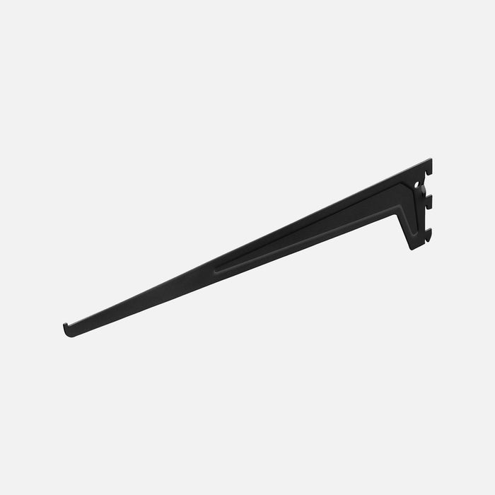Single Slot 50mm Pitch Bracket Matte Black 500mm