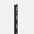 Single Slot 50mm Pitch Upright Black 1495mm