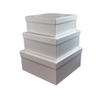 SQUARE PAPER BOX SET OF 3 Deventor