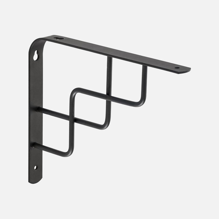 Stairs & Black Glass Shelf Kit 800x200x8mm