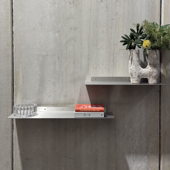 Stealth Stainless Steel Floating Shelf 600x200mm