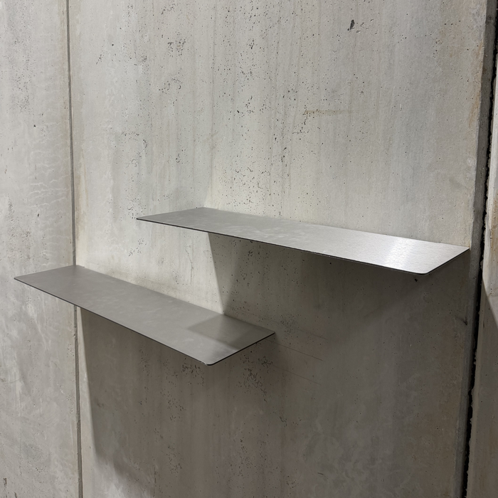 Stealth Stainless Steel Floating Shelf 800x200mm