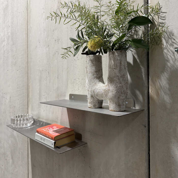 Stealth Stainless Steel Floating Shelf 800x200mm