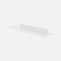 Stealth Steel Floating Shelf White 800x200mm