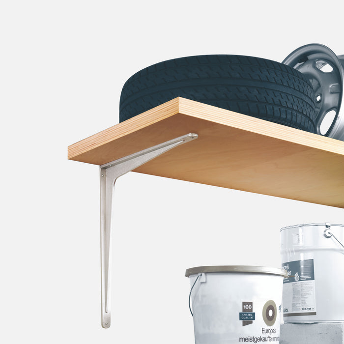 Strong Shelf Bracket Aluminium 190x165mm (Box Of 10)