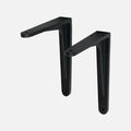 Strong Shelf Bracket Matte Black 140x115mm (Pair)