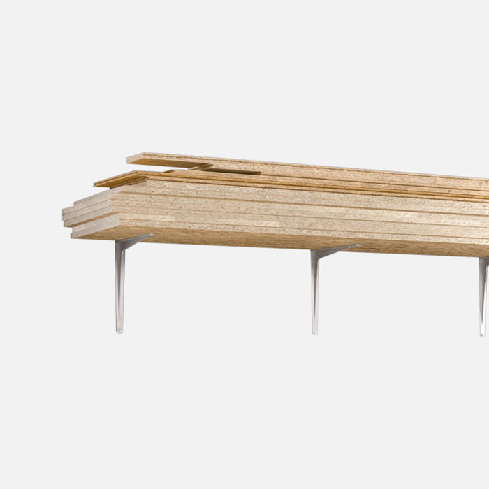 Strong Shelf Bracket Silver 500x450mm