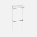 Sumo 1 Shelf Kit White & 2 Rails 850x430x2000mm