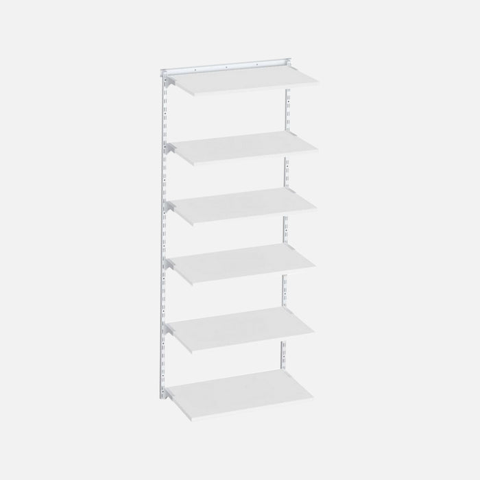 Sumo 6 Shelf Kit White 800x300x2000mm