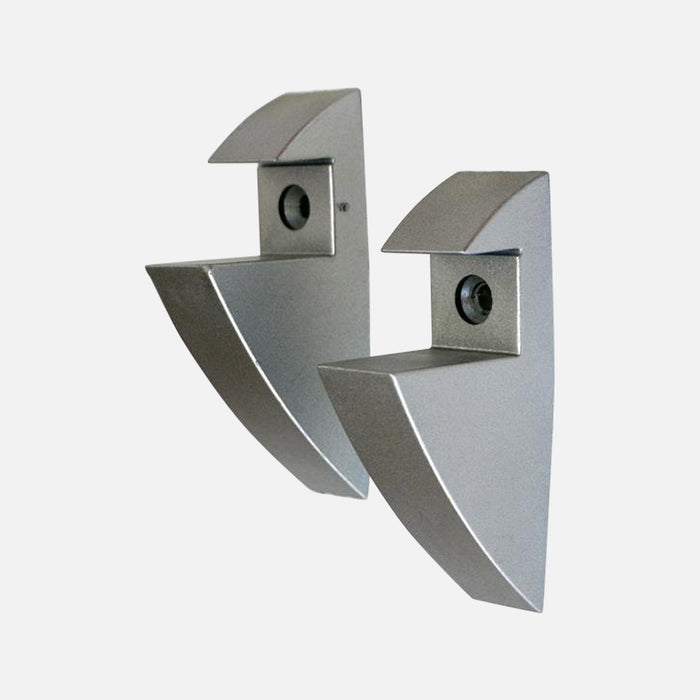Sumo Clip Brackets Silver 25mm (Pair)