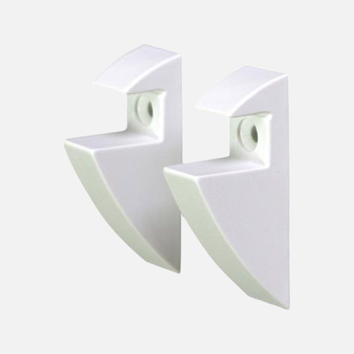 Sumo Clip Brackets White 25mm (Pair)