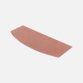 Terracotta Curved Glass Shelf 600x200x6mm