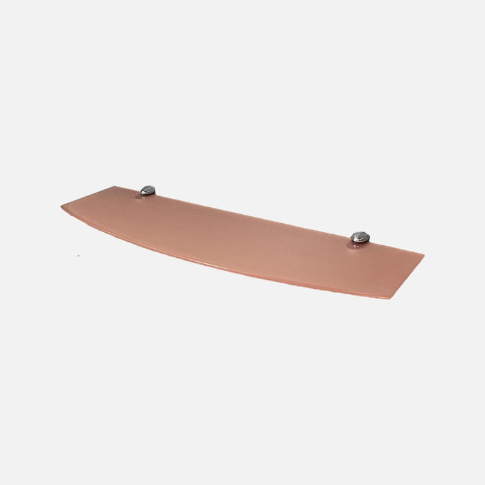 Terracotta Glass Chrome Clip Kit 600x200x6mm