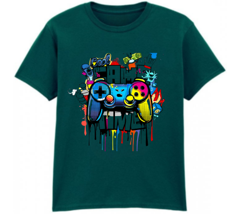 The 'Cool Game Time' 100%Cotton Kids T-shirt