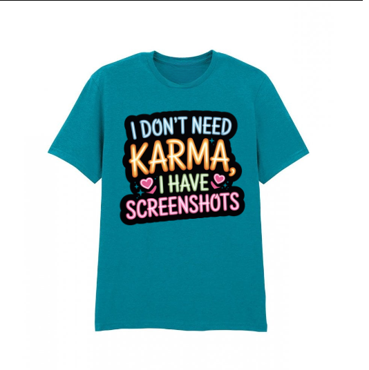 The "I Have Screenshots" 100% Cotton Unisex Adult T-shirt