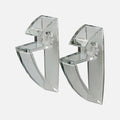 Transparent Shelf Clips 8mm (Pair)
