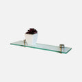 Tube Brackets Nickel Finish Small Shelf Kit 400x100x8mm