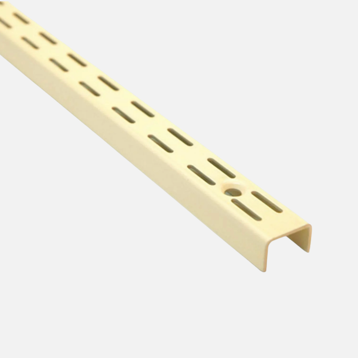 Twintrack 32mm Pitch Wall Upright Cream 1220mm