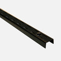 Twintrack 32mm Pitch Wall Upright Matte Black 1220mm