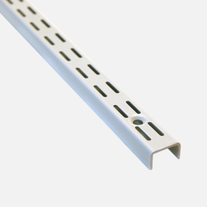 Twintrack 32mm Pitch Wall Upright White 1000mm