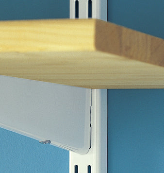 Twintrack 32mm Pitch Wall Upright White 1600mm