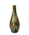 VASE 13XH35CM PETROL GOLD Deventor