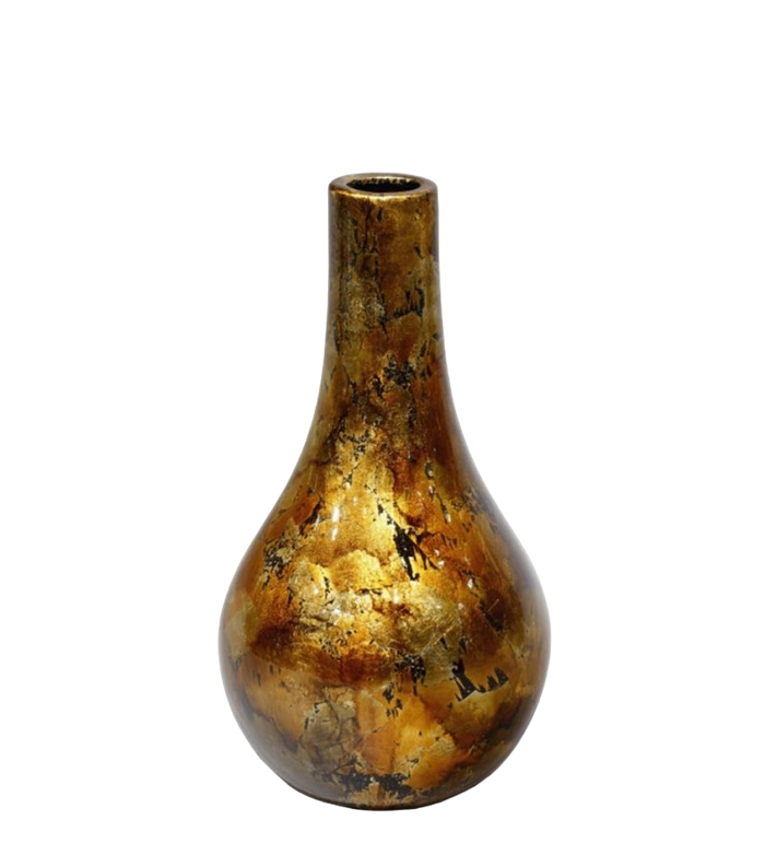 VASE 14XH26CM COPPER GOLD Deventor