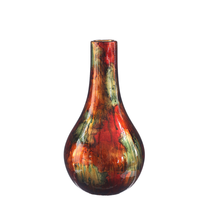 VASE 14XH26CM RUBY RED Deventor