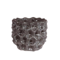 VASE DARK GREY 15X20HCM Deventor