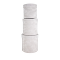 VELVET BOX S/3 WHITE Deventor