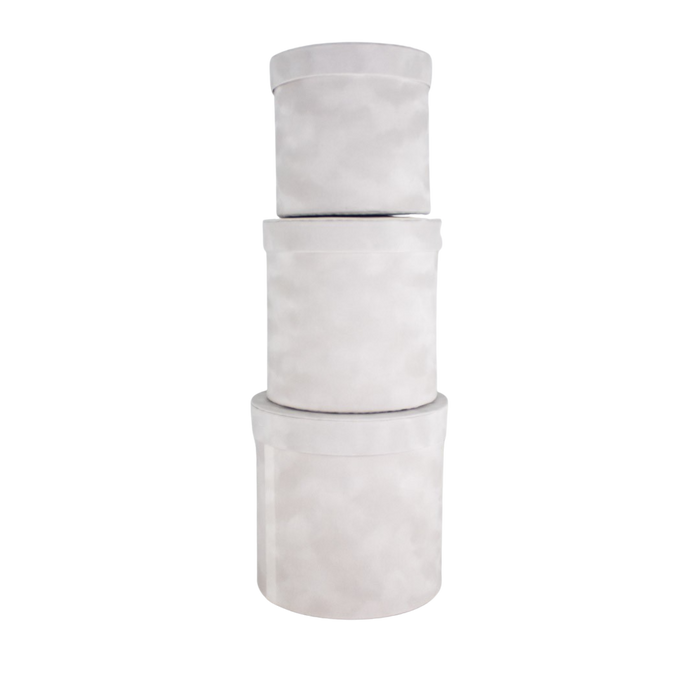VELVET BOX S/3 WHITE Deventor