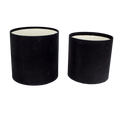 VELVET BOX SET OF 2 BLACK Deventor