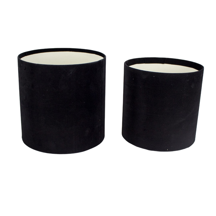 VELVET BOX SET OF 2 BLACK Deventor